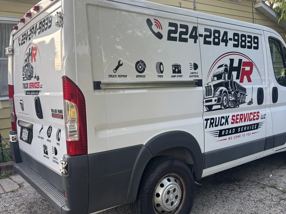 HR Truck Services mobile service van